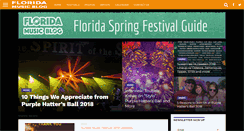 Desktop Screenshot of floridamusicblog.com